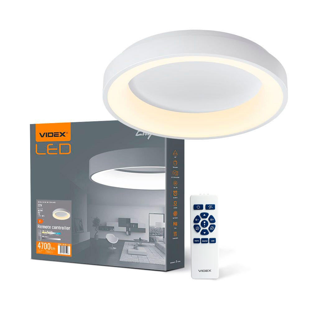 Plafon LED Edge 72W 6100Lm 2700-6000K IP20 biały - 3