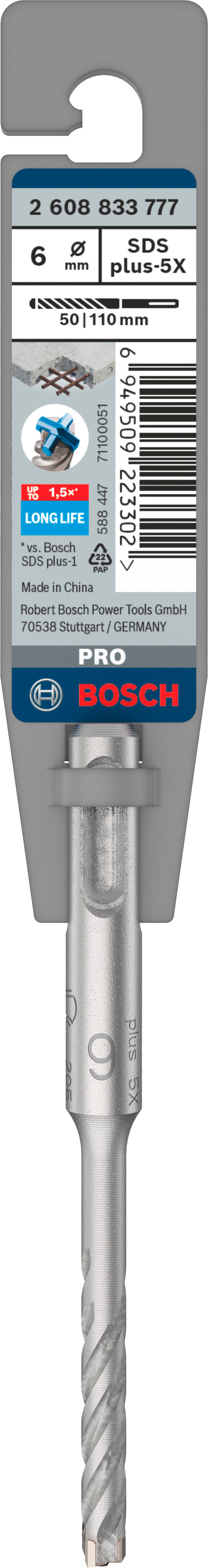 Wiertło SDS-Plus-5X 6x50x110 mm BOSCH - 3