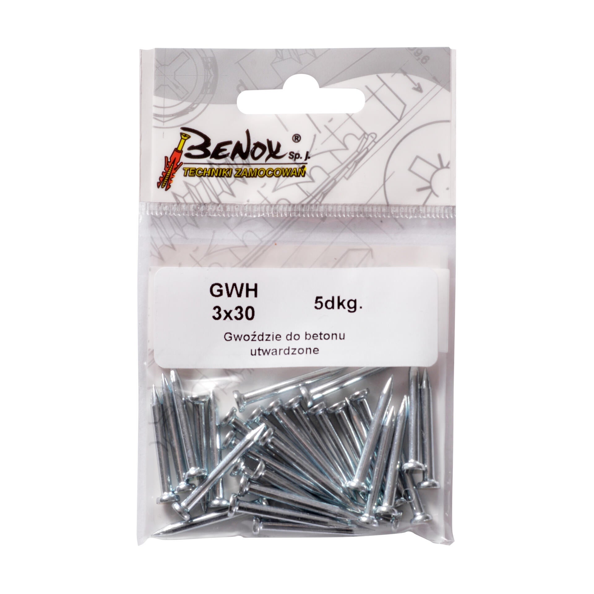 Gwóźdź hartowany 3.0x30 mm (20 szt.) - 2