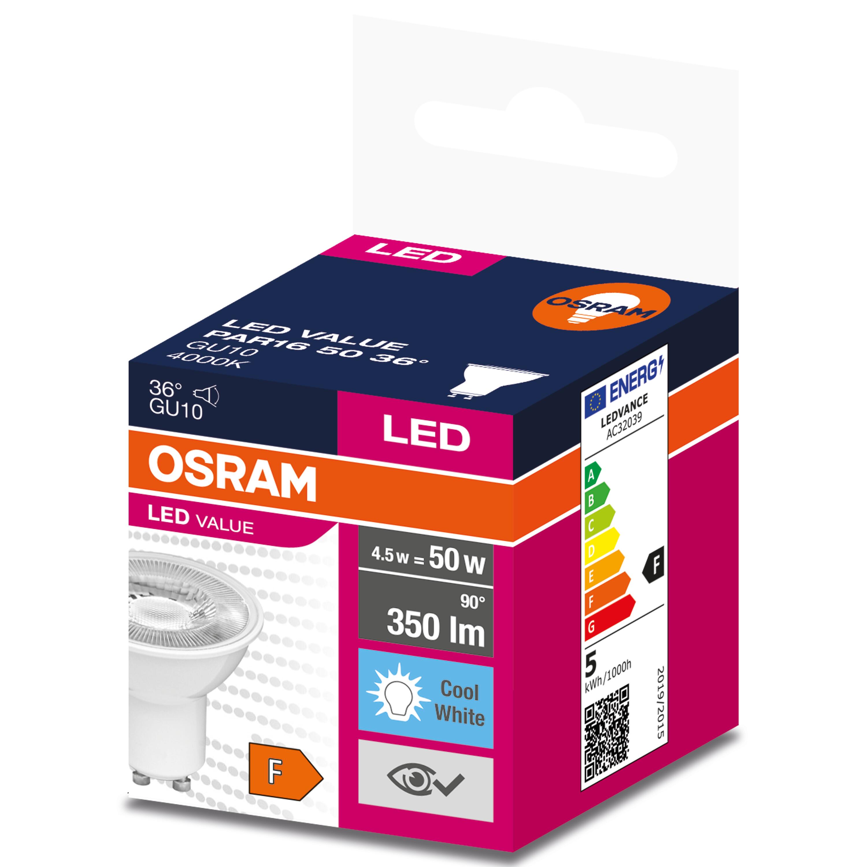 Żarówka LED GU10 4,5W 350lm 4000K - 2
