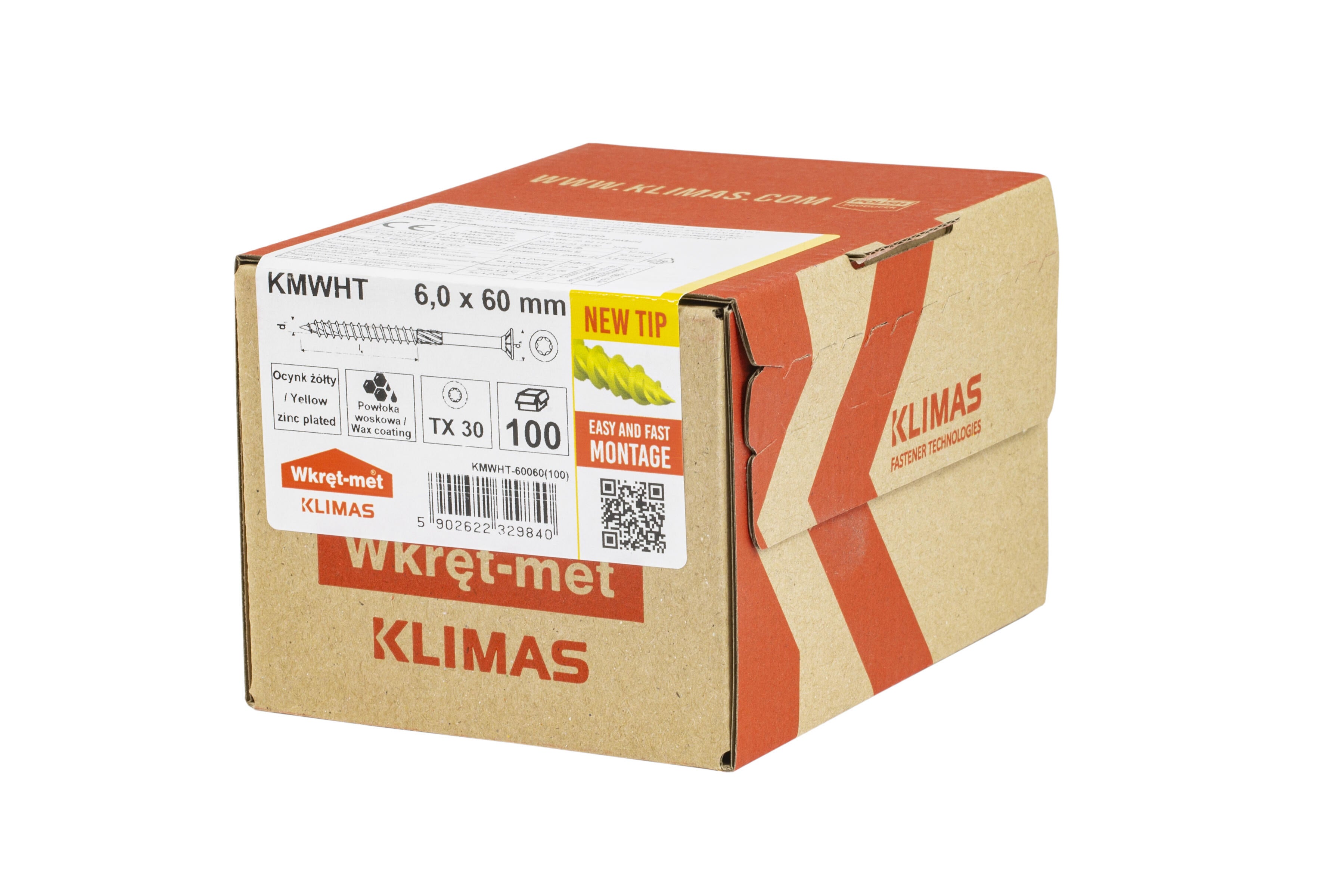 Wkręt konstrukcyjny 6x60 mm (100 szt.) - 2