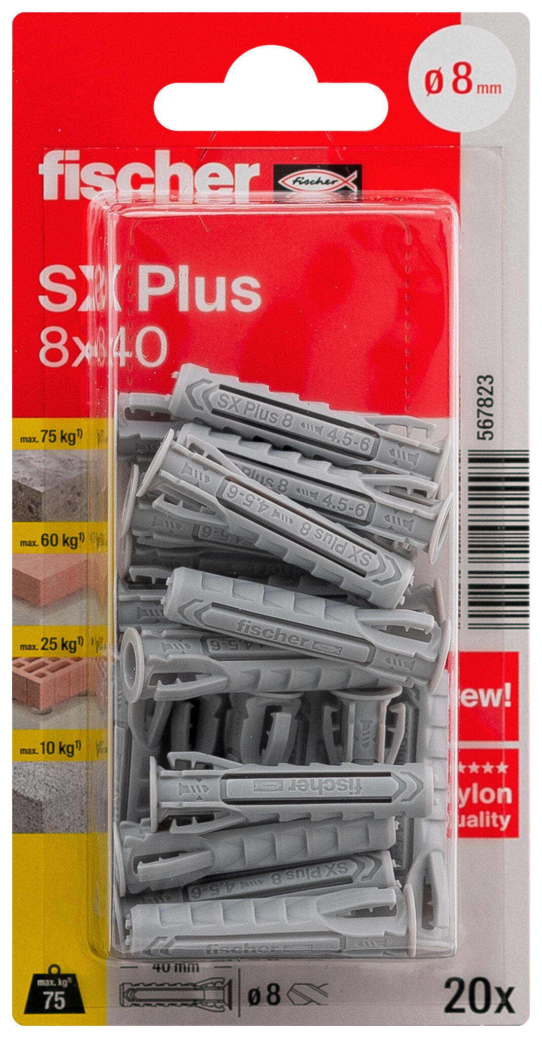 Kołek do betonu 8x40 mm 20 szt.  - 2