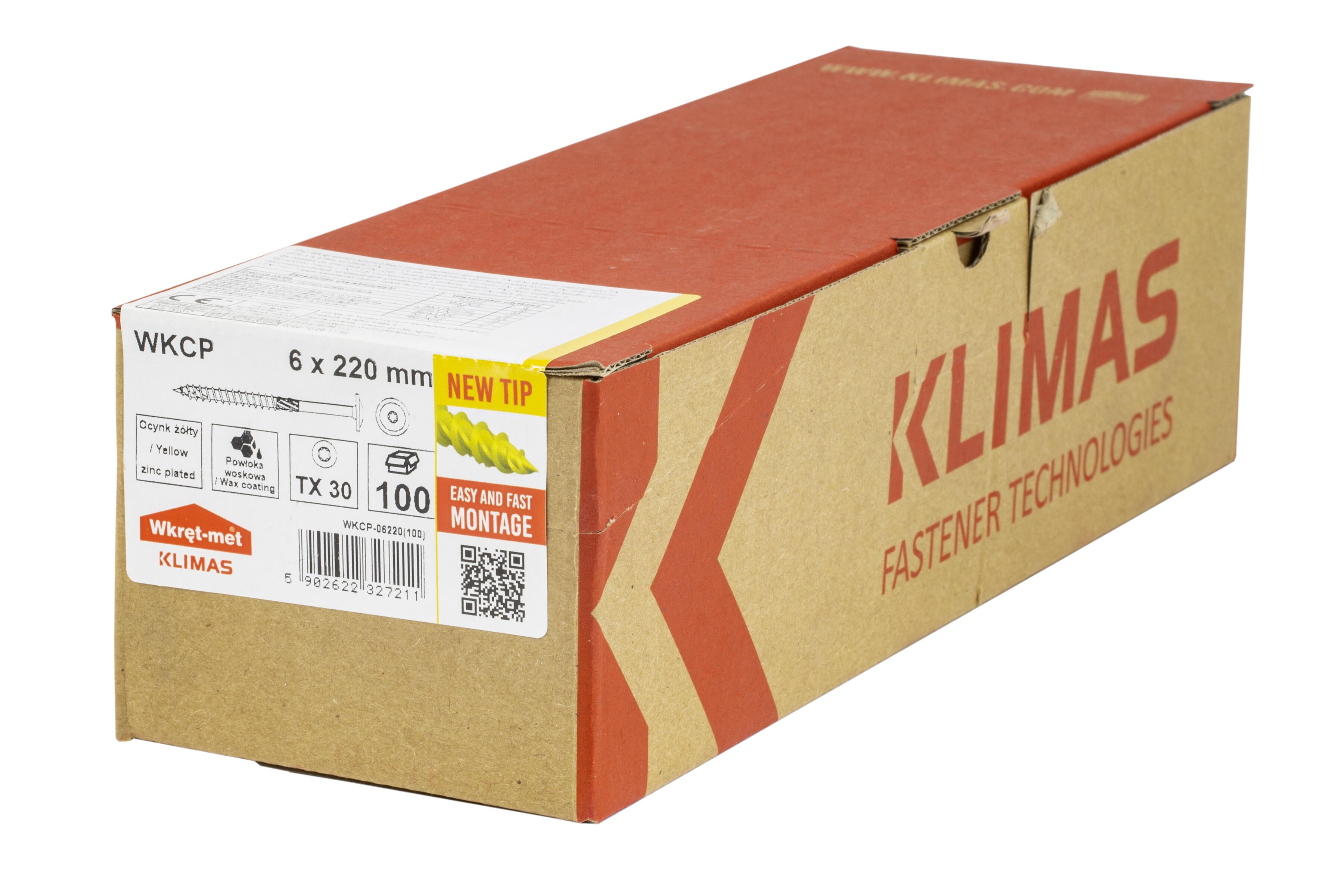 Wkręt do łączników ciesielskich z łbem talerzykowym 6x220 mm (waga) - 2
