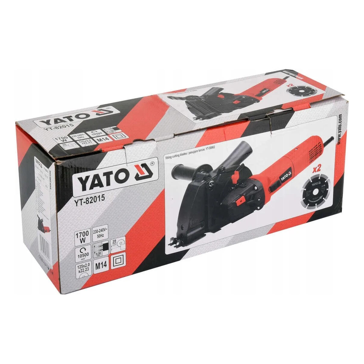 Bruzdownica 1700W 125mm YT-82015 Yato - 4