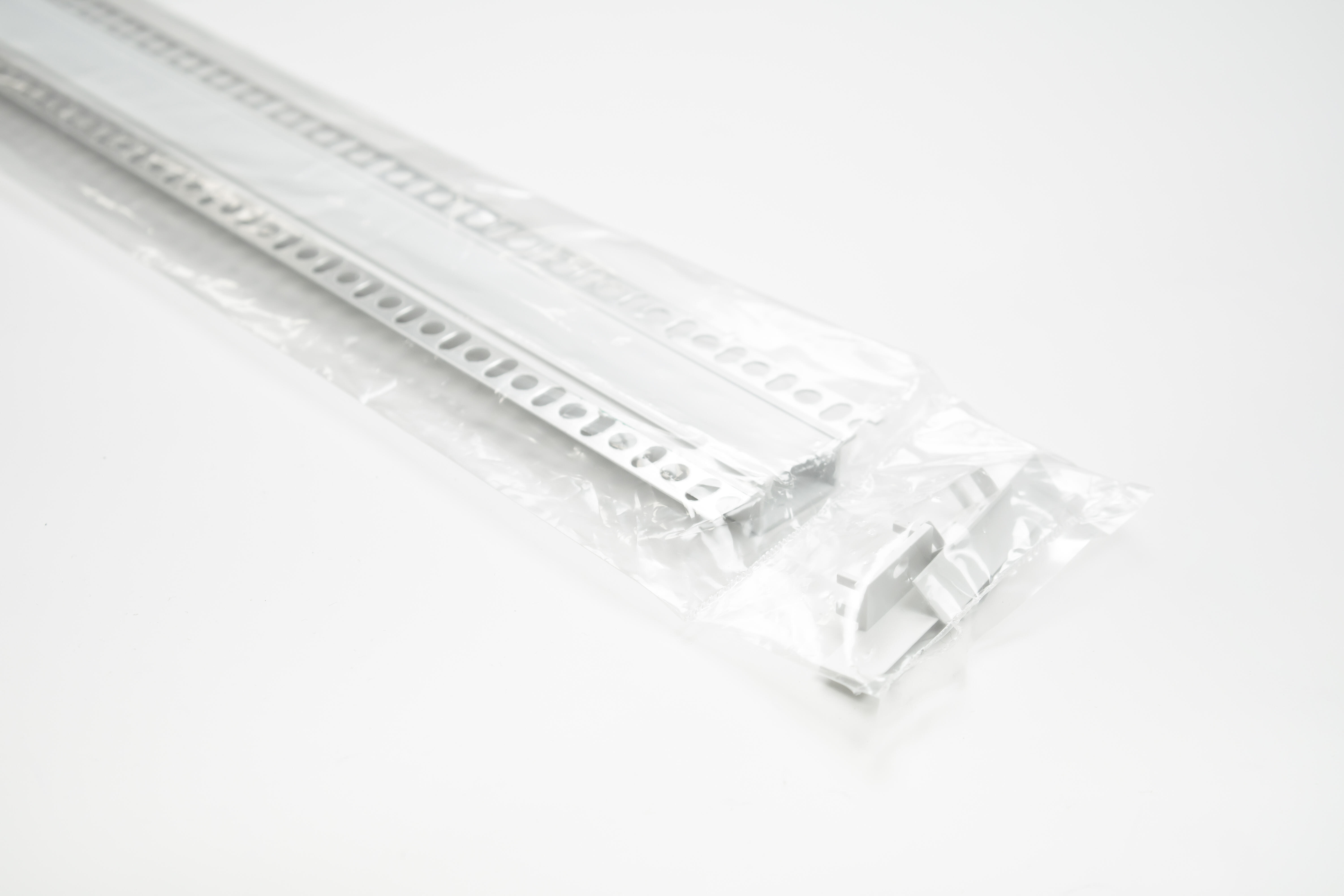 Zestaw profili Hiro aluminiowy natynkowy do taśm LED 8-10mm lakierowany biały 2m 24x20mm - 2