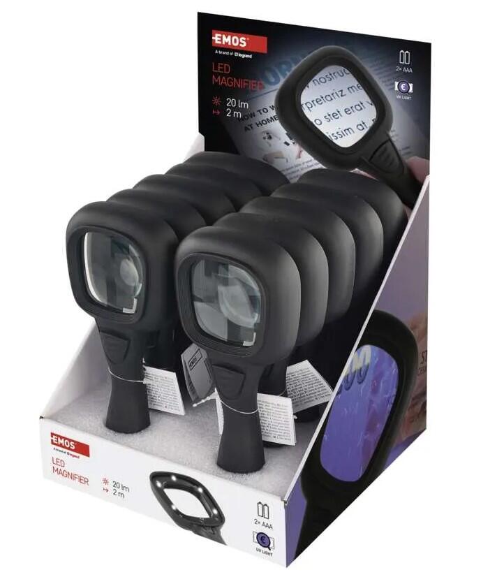 Lupa z podświetleniem LED 2xAAA - 2