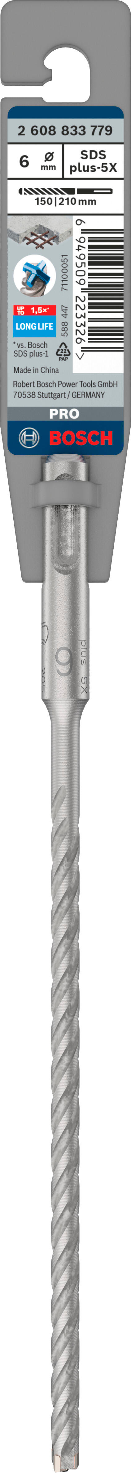 Wiertło SDS-Plus-5X 6x150x210 mm BOSCH - 3