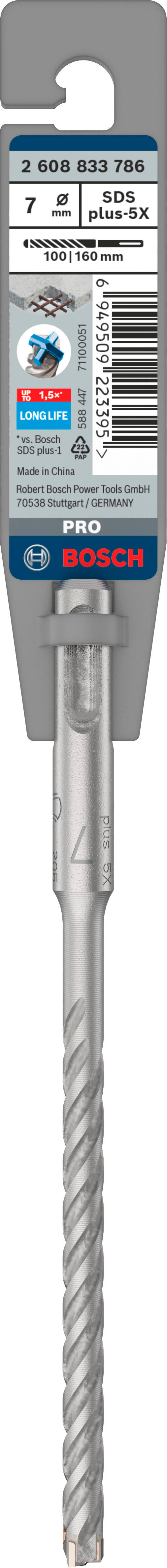 Wiertło SDS-Plus-5X 7x100x160 mm BOSCH - 3