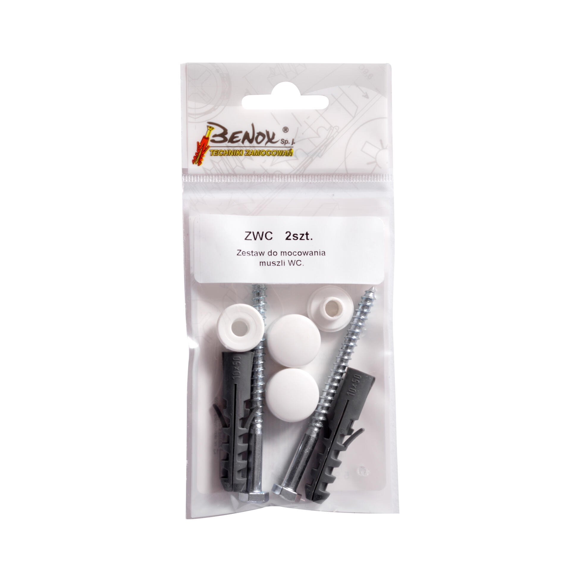 Zestaw do mocowania WC 10 mm (2 szt.) - 2