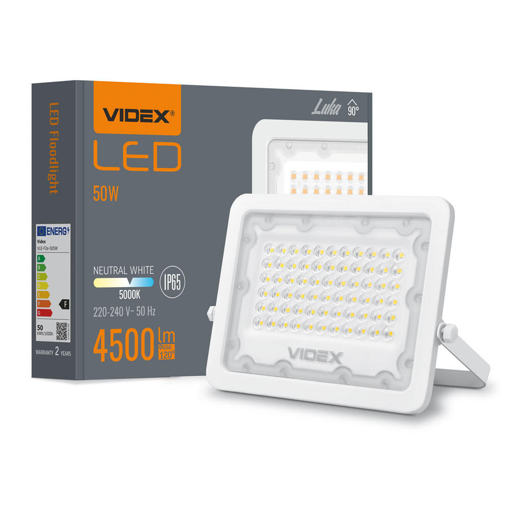 Naświetlacz LED 50W 4500 lm IP65 5000K biały - 5
