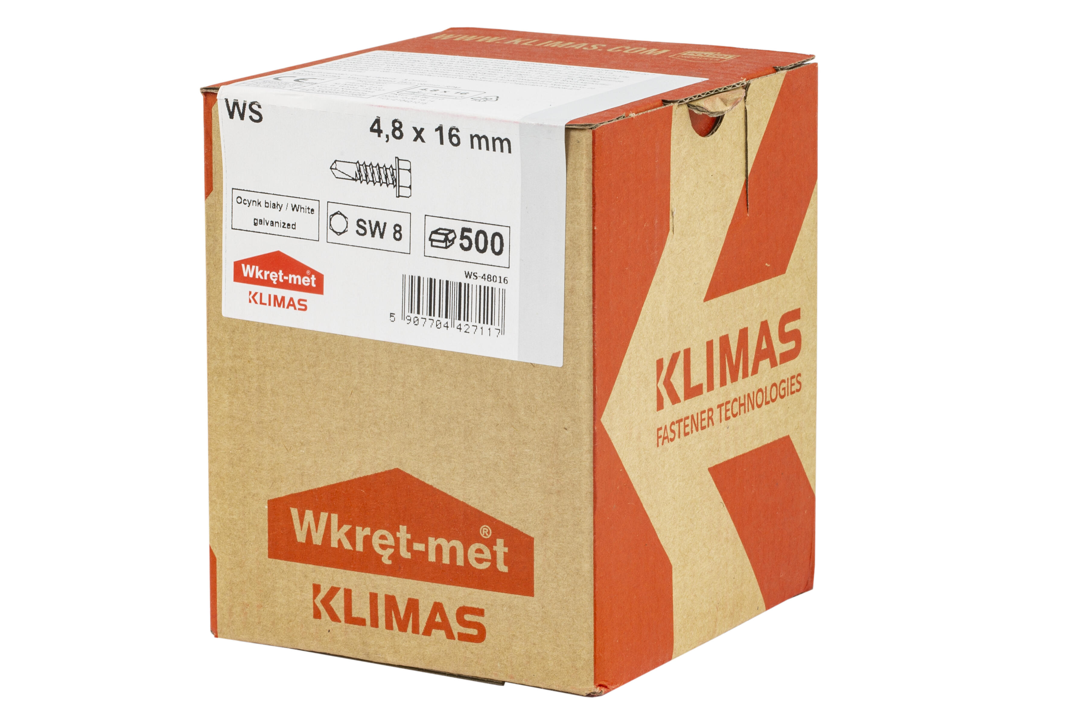 Wkręt samowiercący 4.8x16 mm (waga) - 2