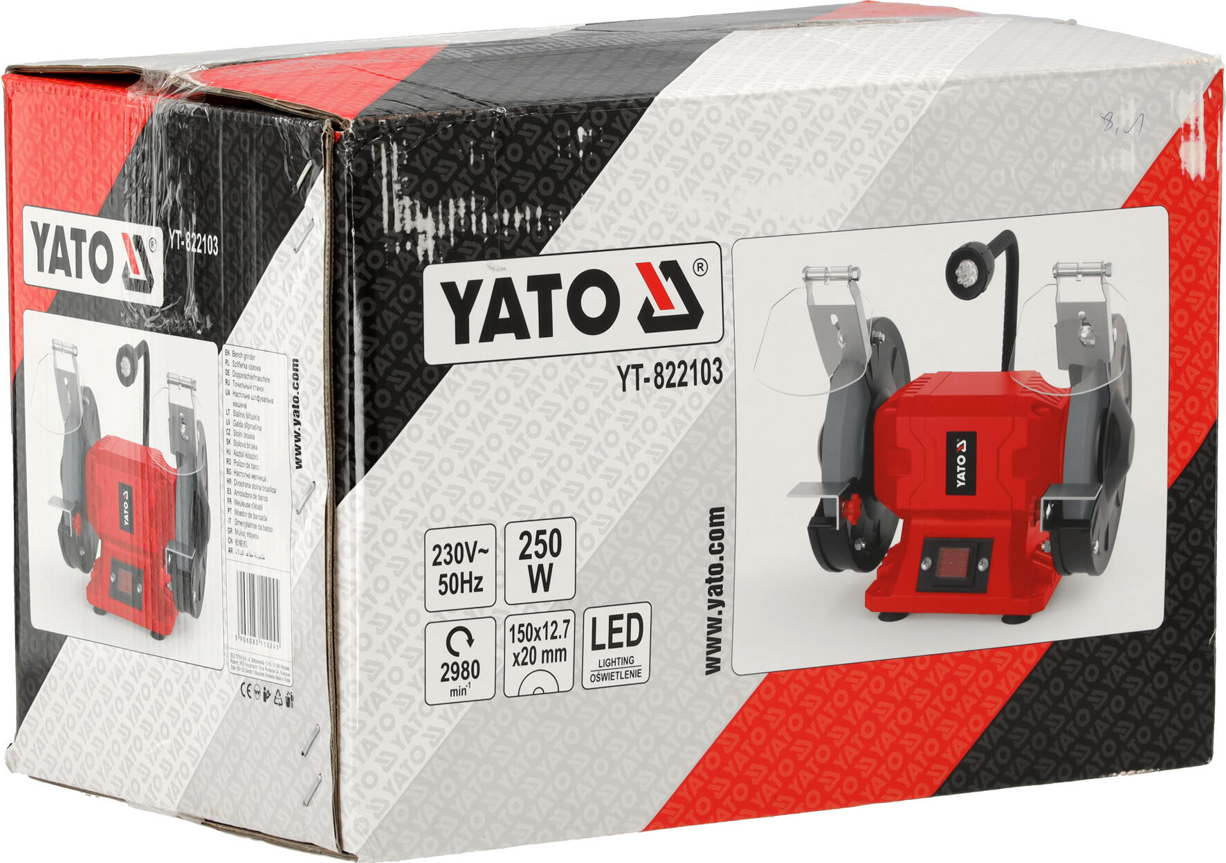 Szlifierka stołowa YATO YT-822103 250W - 4