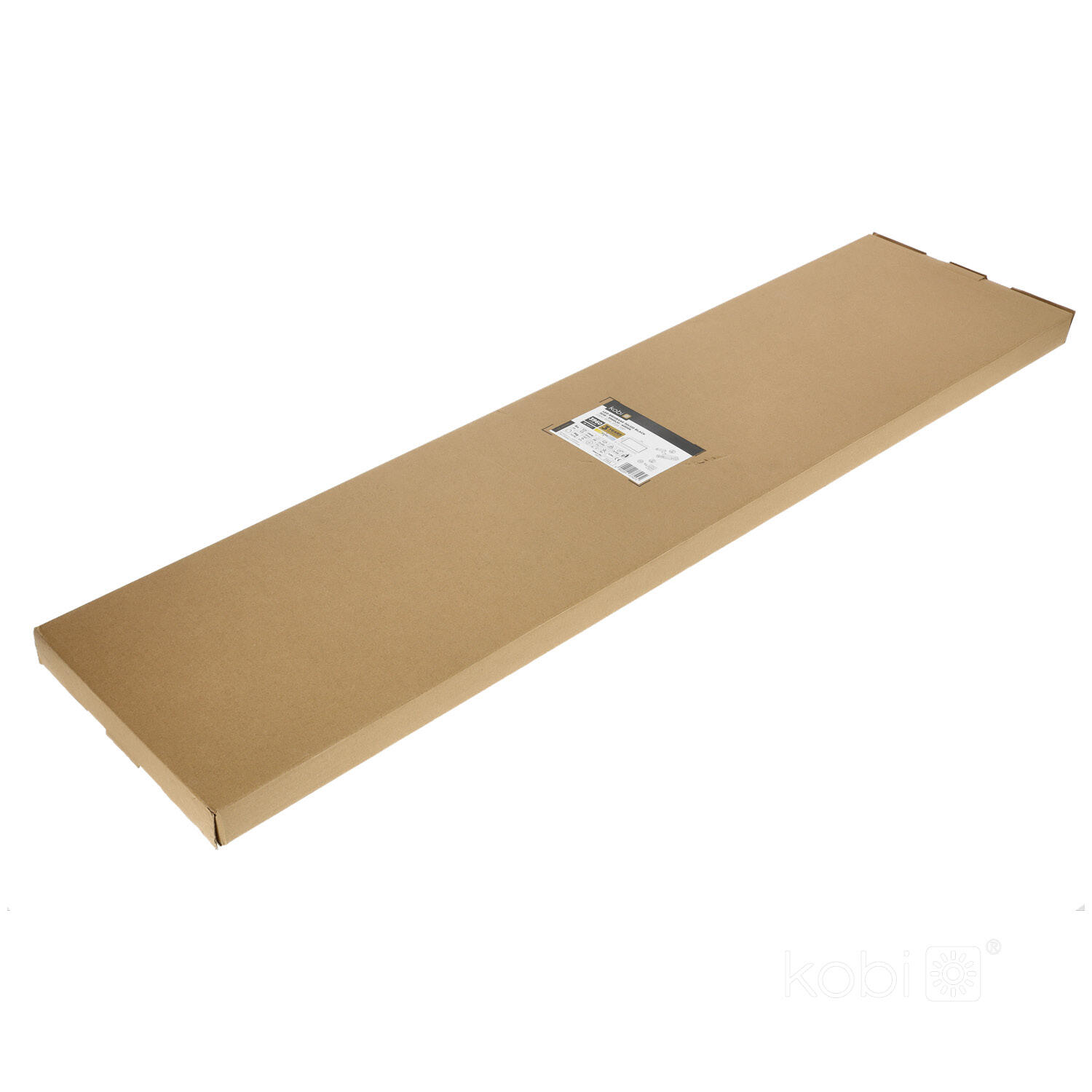Panel LED natynkowy 30x120 cm 36 W 3960 lm 4000K IP20, czarny - 4