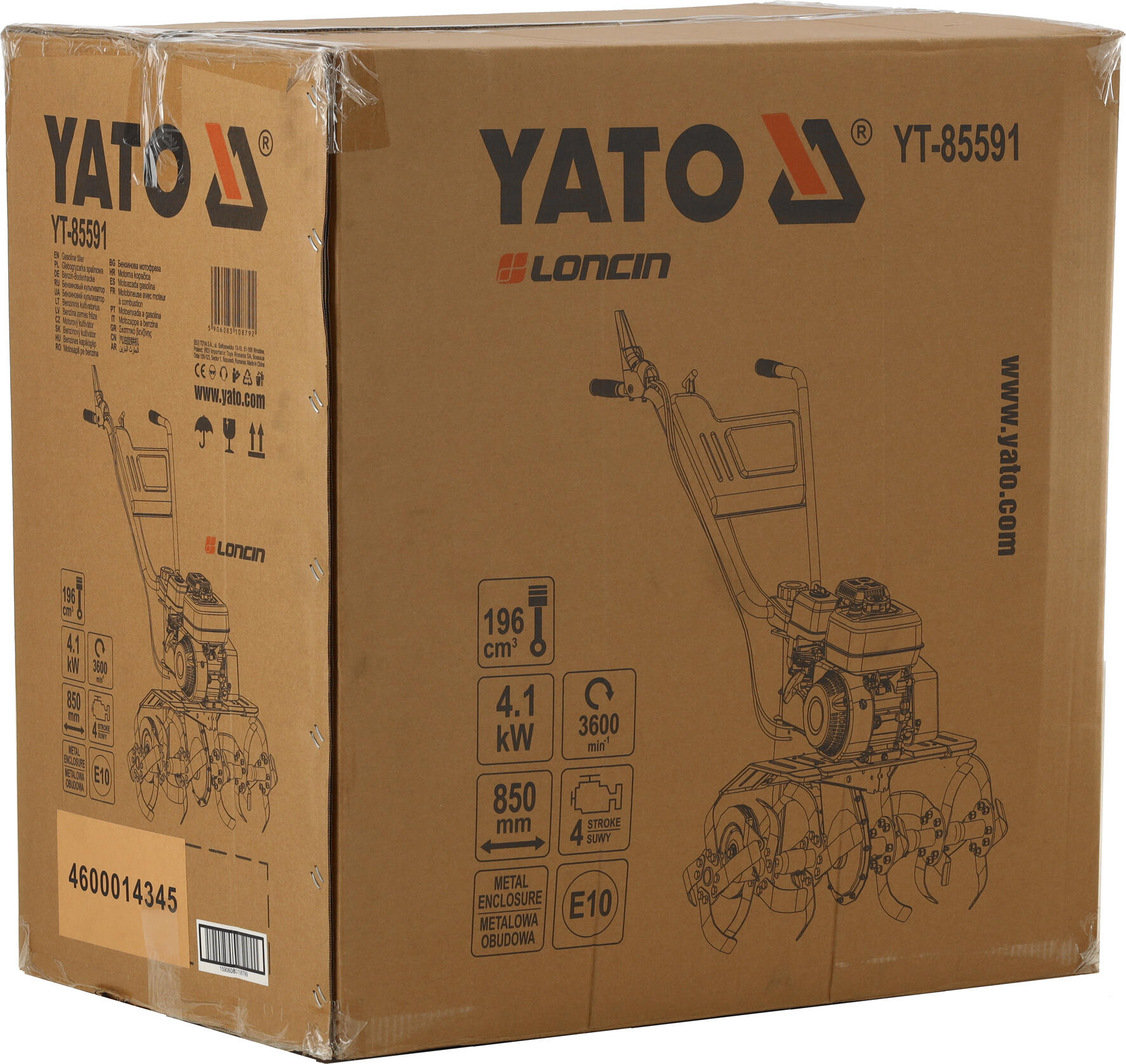 Glebogryzarka spalinowa YATO 35/85 cm, YT-85591 - 4