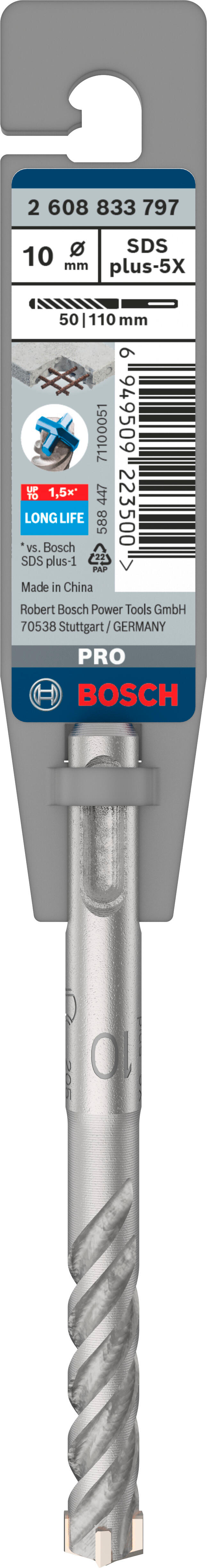 Wiertło SDS-Plus-5X 10x50x110 mm BOSCH - 2