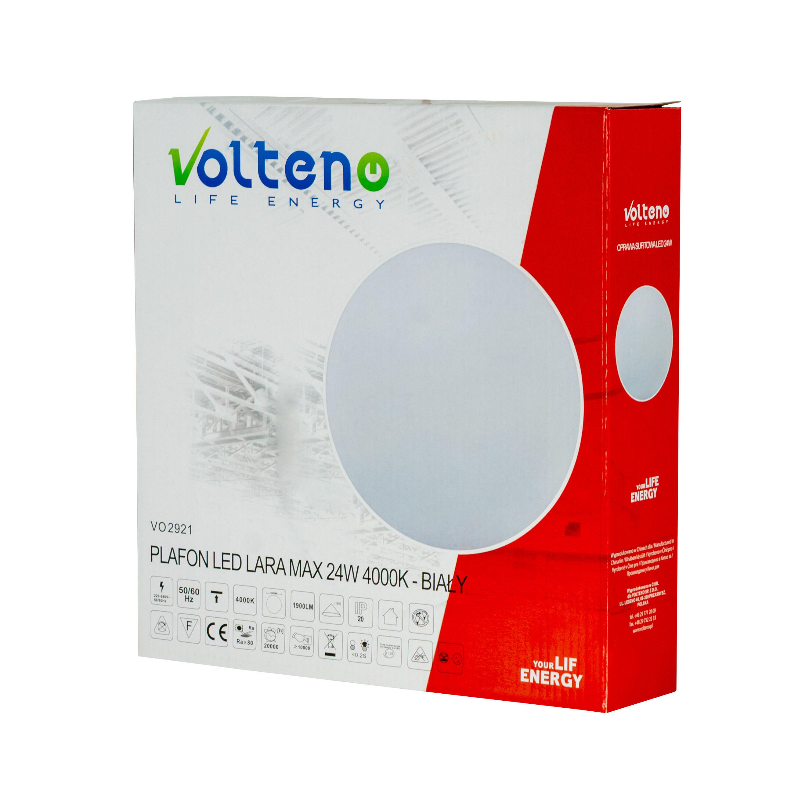 Plafon LED Lara 24W 1900 lm IP20 - 2