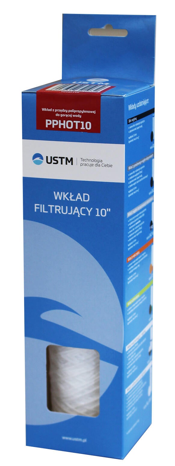 Wkład sznurkowy 10 mikronów do gorącej wody 10