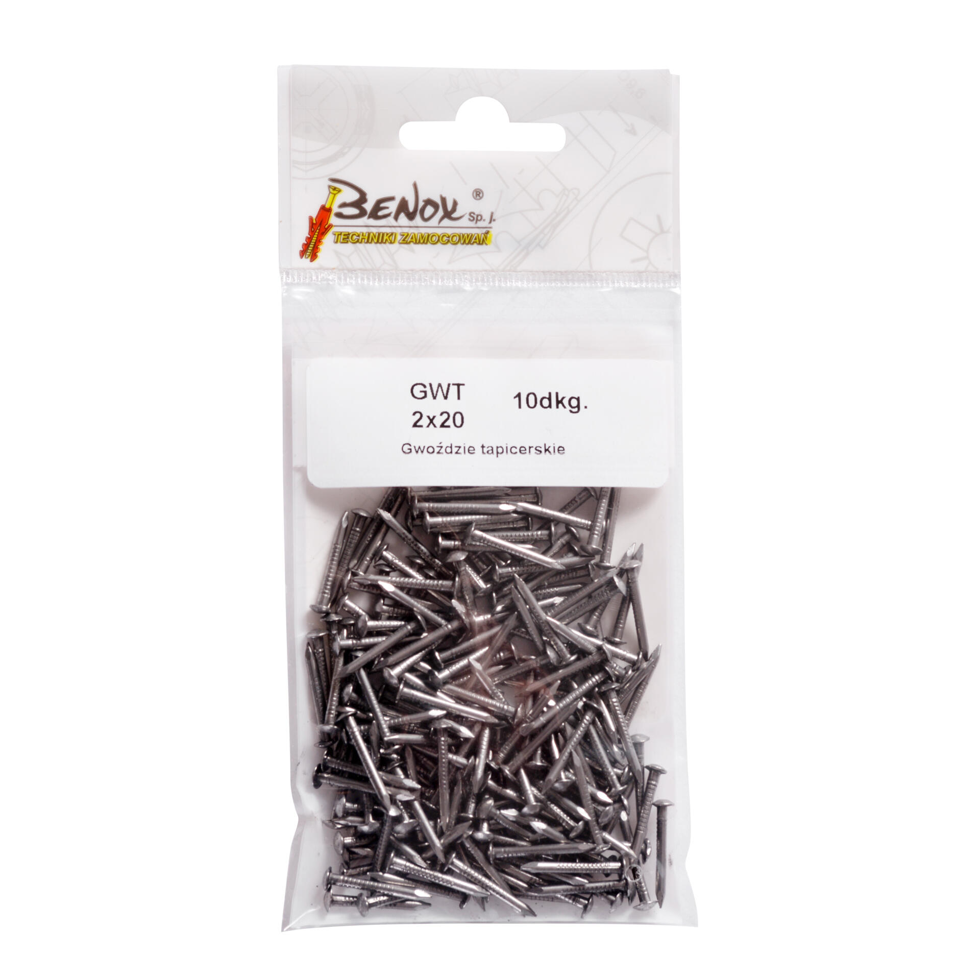 Gwóźdź tapicerski 2.0x20 mm (10 dkg.) - 2