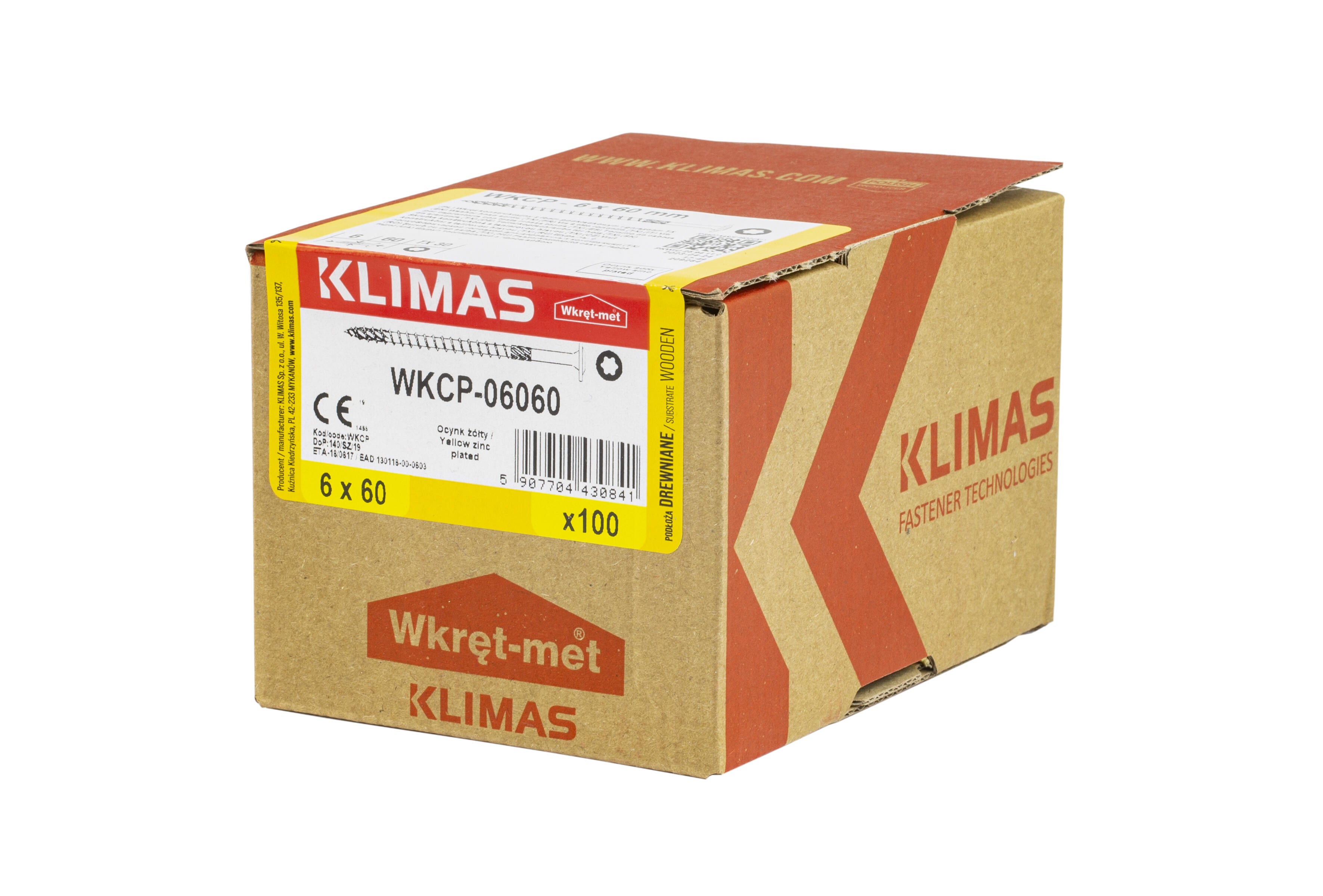 Wkręt do łączników ciesielskich z łbem talerzykowym 6x60 mm (100 szt.) - 2