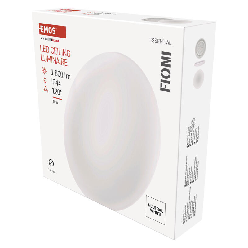 Plafon LED Fioni 18W 1800lm IP44 - 4