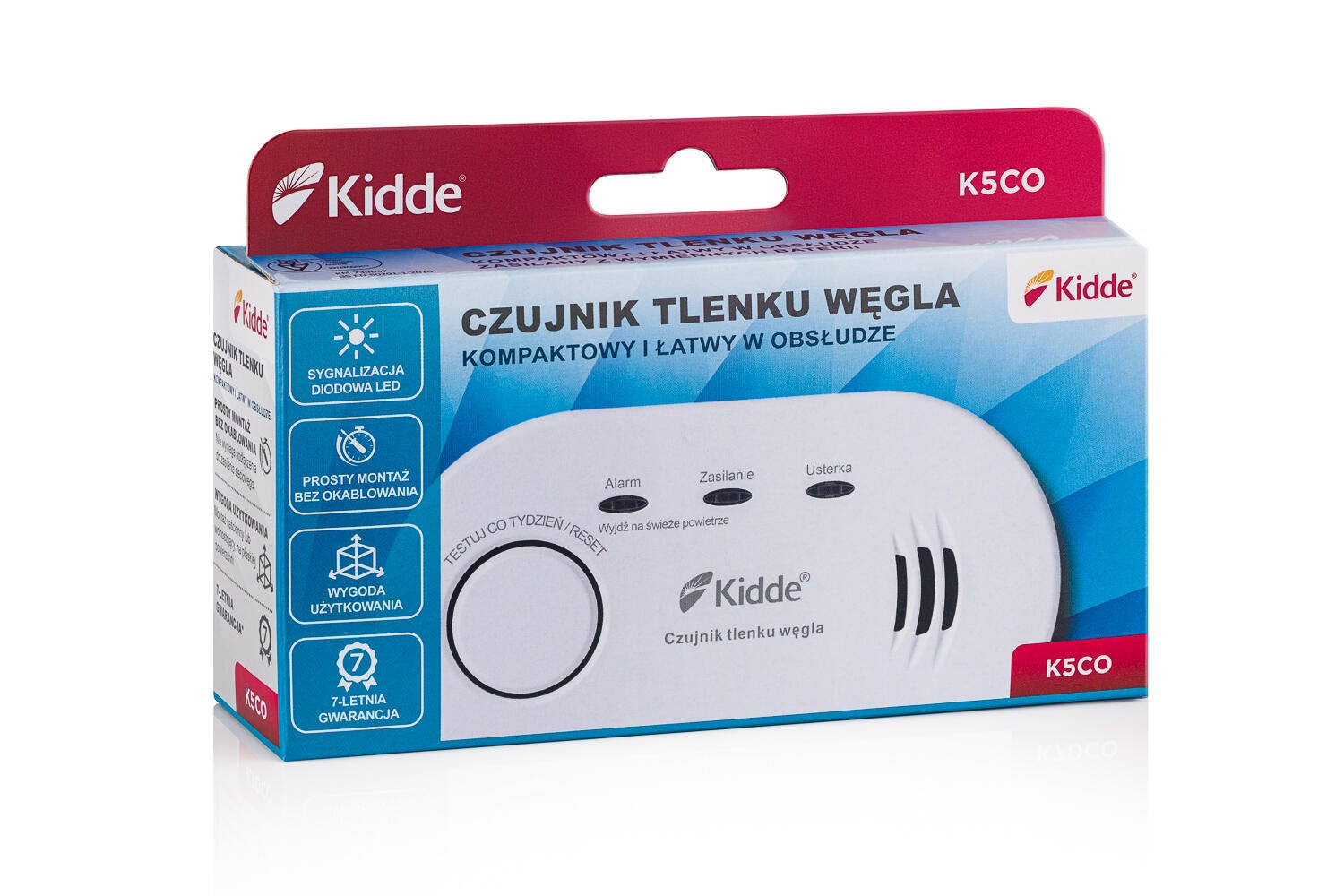 Czujnik czadu Kid K5CO 2xAA  - 3