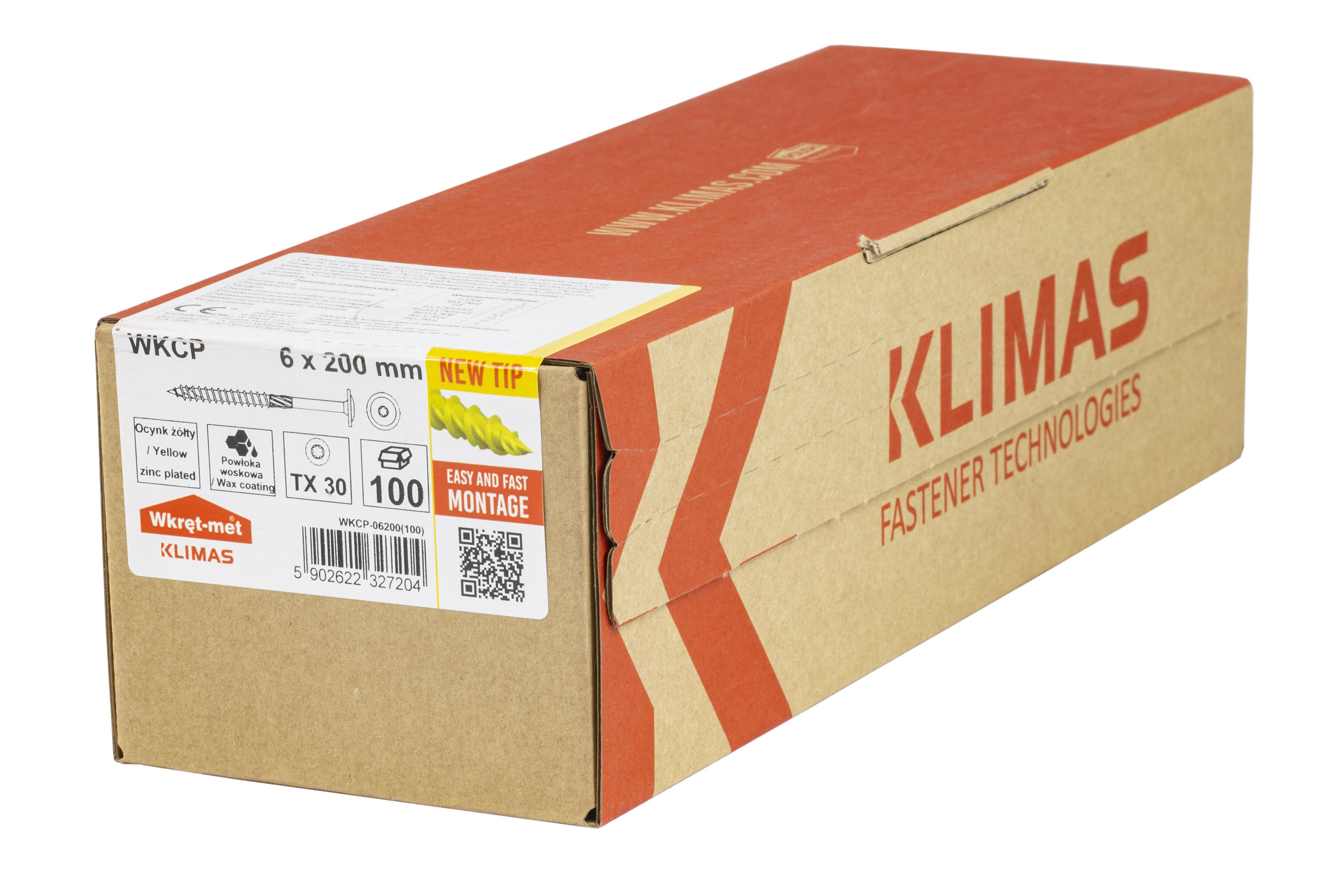Wkręt do łączników ciesielskich z łbem talerzykowym 6x200 mm (100 szt.) - 2