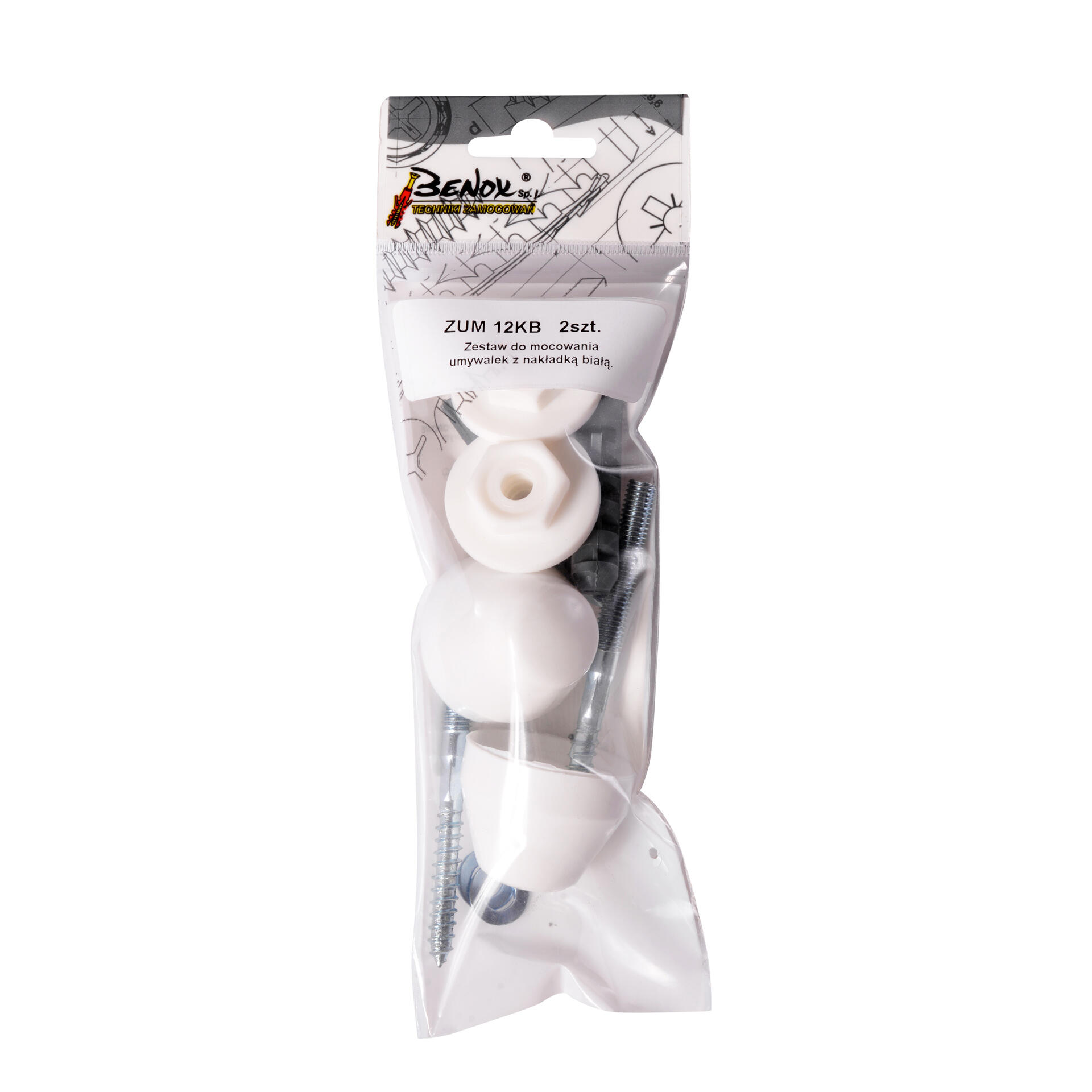 Zestaw do mocowania umywalki 12 mm (2 szt.) - 2