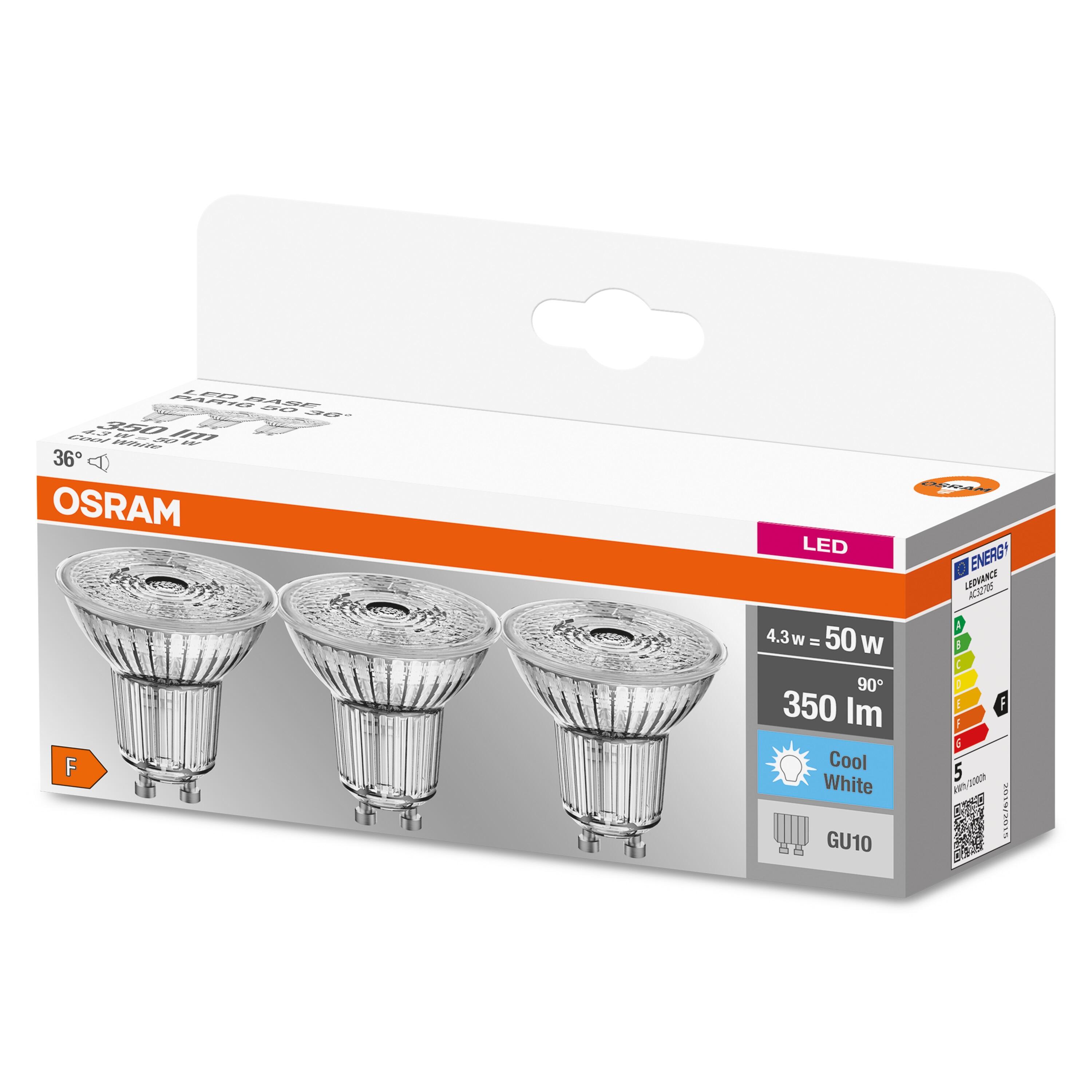 Żarówka LED GU10 4,3W 350Lm 4000K 3 sztuki - 2