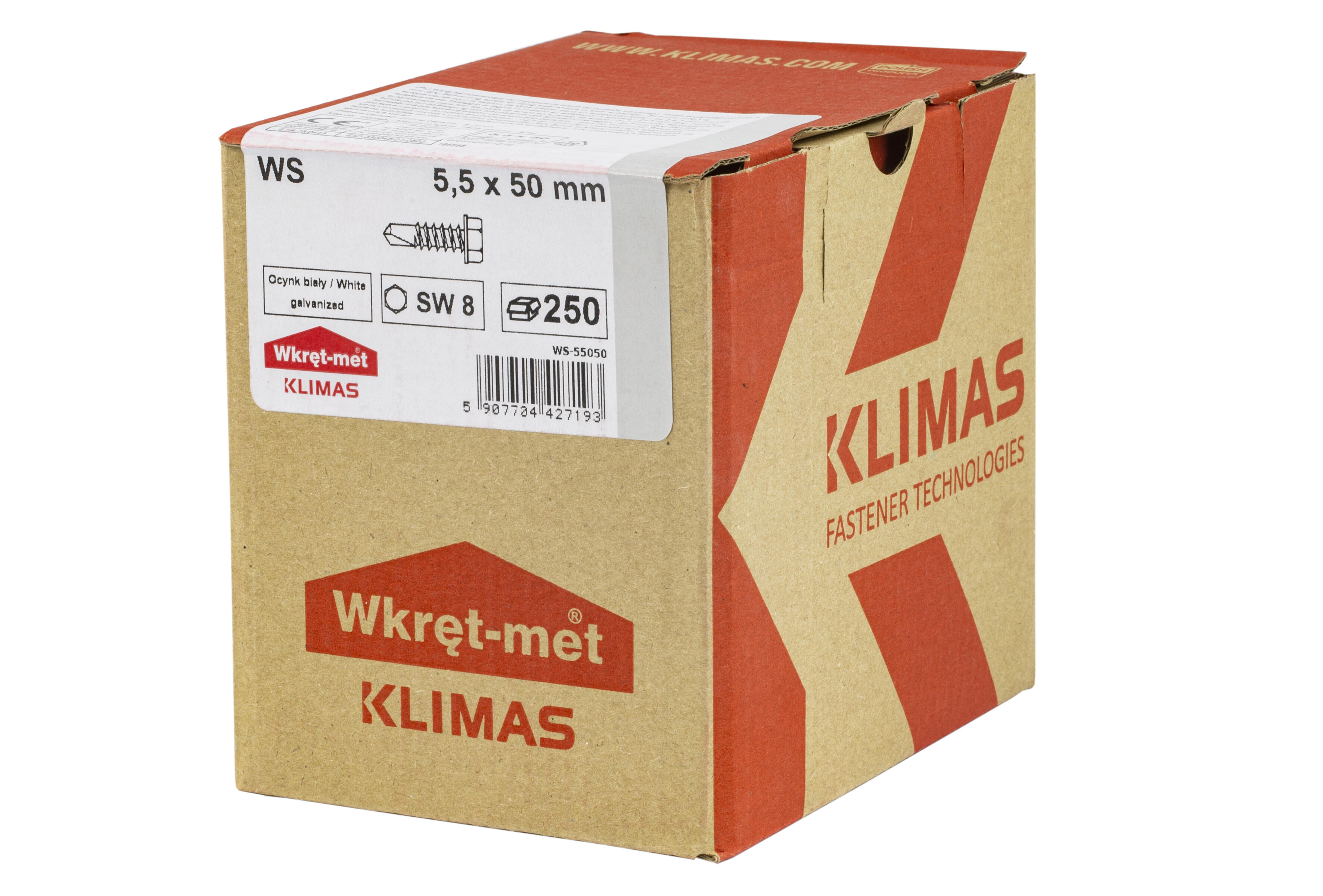 Wkręt samowiercący 5.5x50 mm (1.90 kg.) - 2