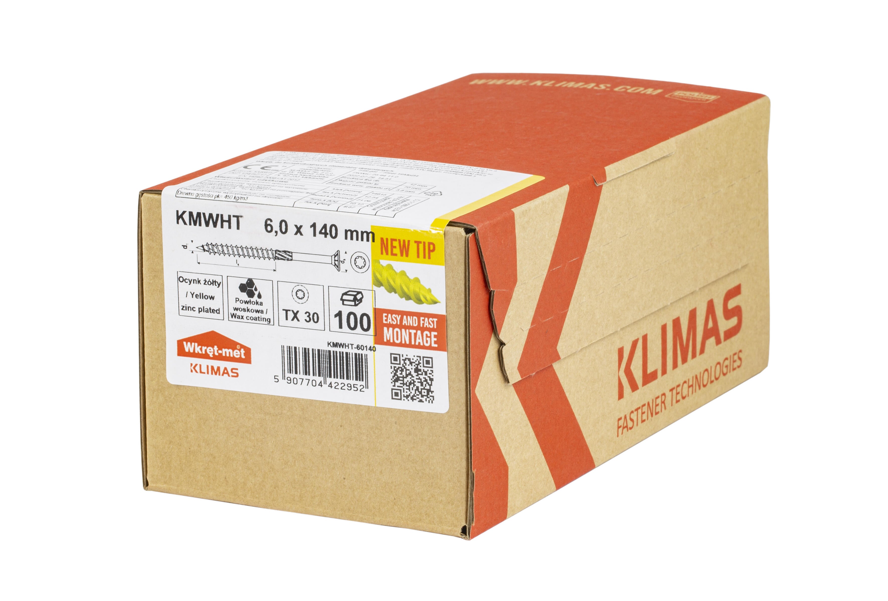 Wkręt konstrukcyjny 6x140 mm (100 szt.) - 2