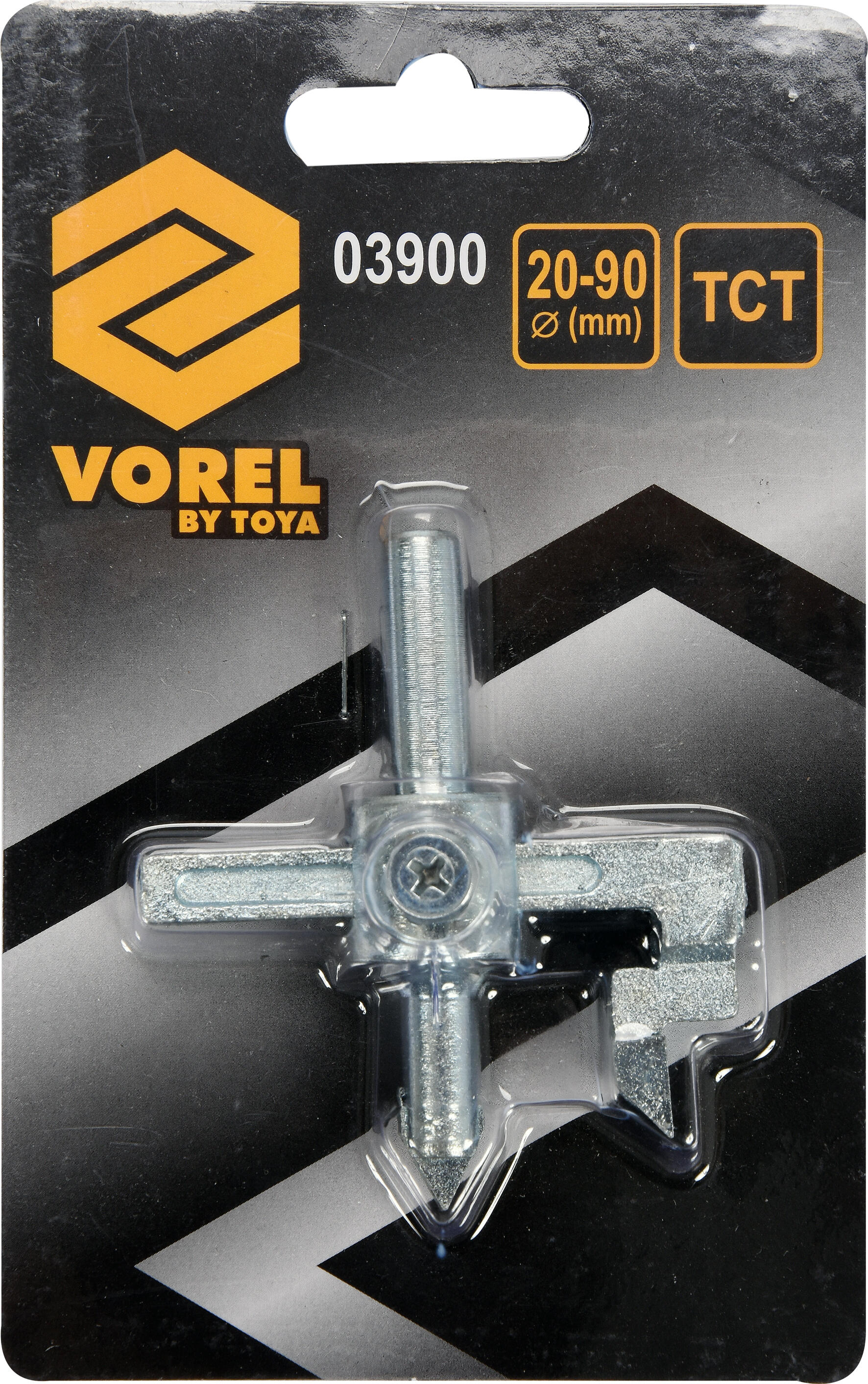 Wykrojnik otworów w glazurze 20-90 mm - VOREL 03900 - 3