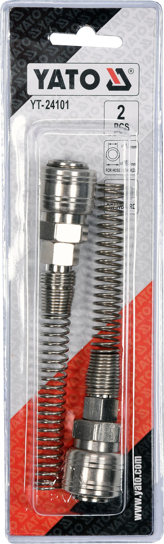 Szybkozłącze na wąż 6x10mm - 2szt. - 2