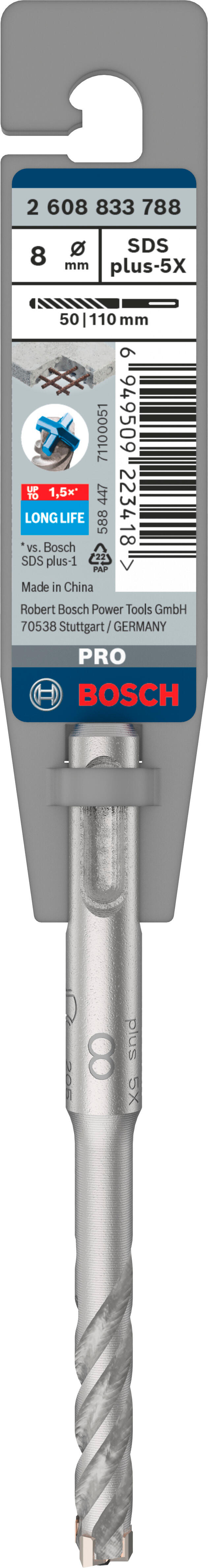 Wiertło SDS-Plus-5X 8x50x110 mm BOSCH - 3