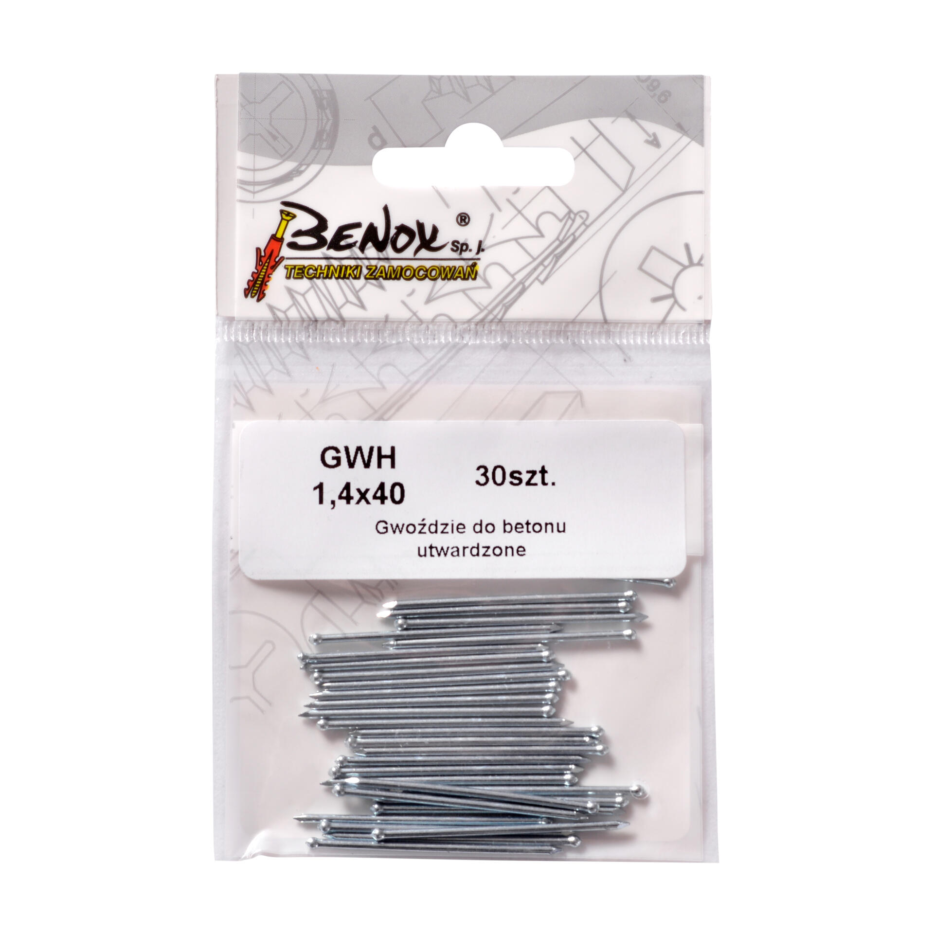 Gwóźdź hartowany 1.4x40 mm (30 szt.) - 3