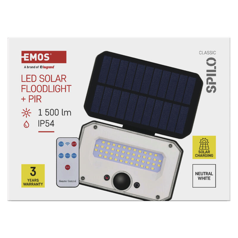 Naświetlacz solarny Spilo 1500lm 3600mAh IP54 - 5