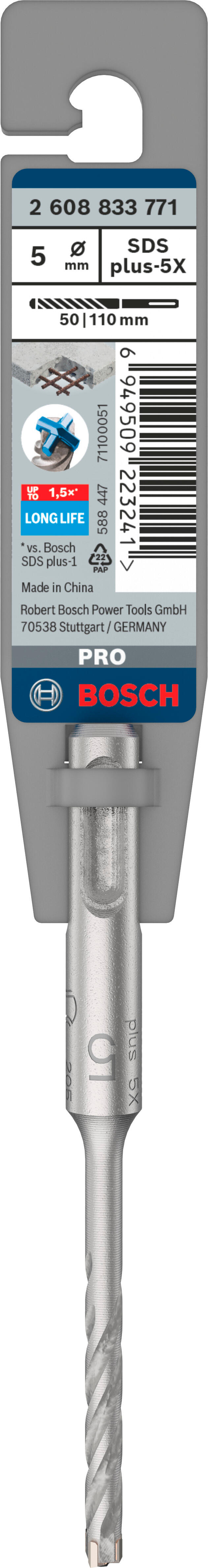 Wiertło SDS-Plus-5X 5x50x110 mm BOSCH - 3