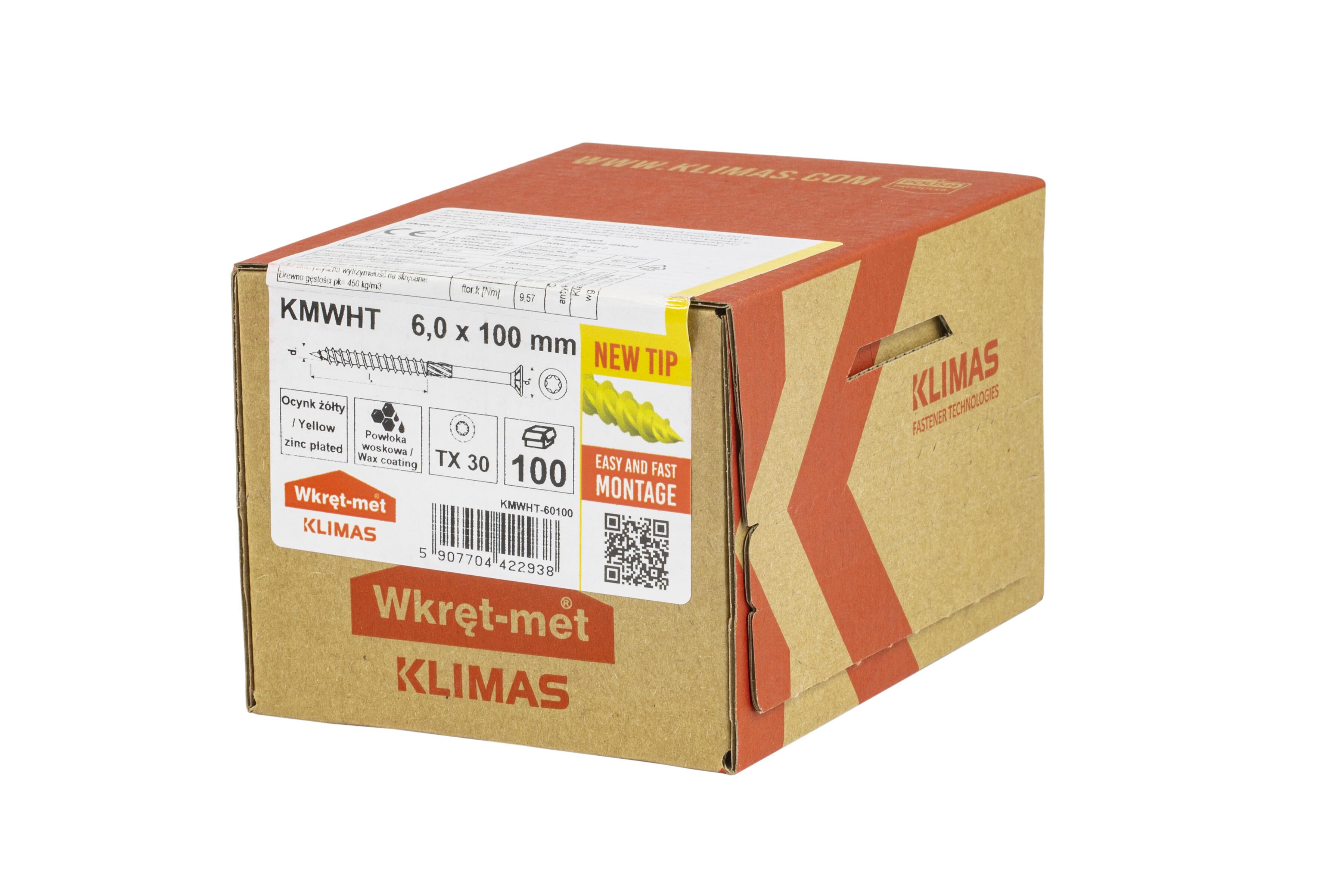 Wkręt konstrukcyjny 6x100 mm (100 szt.) - 2