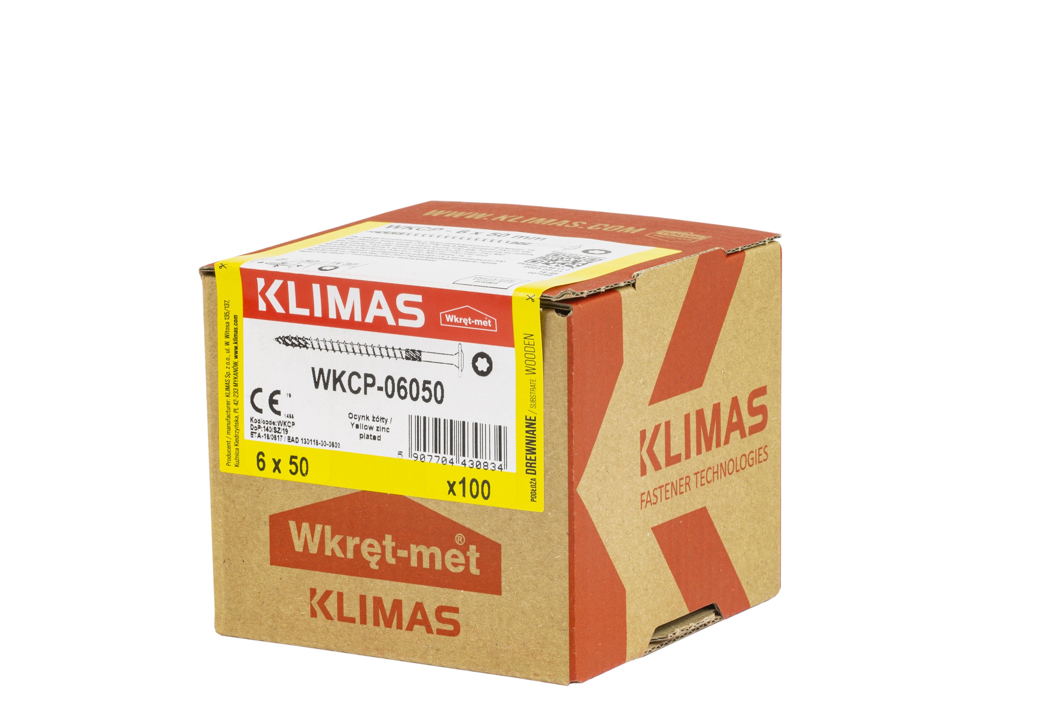 Wkręt do łączników ciesielskich z łbem talerzykowym 6x50 mm (100 szt.) - 2
