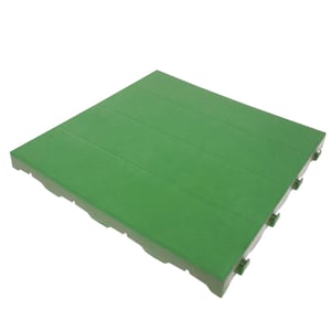 Mattonella Forata In Plastica 40x40 Cm - Verde, A Incastro, Per Pavimentazioni Esterni