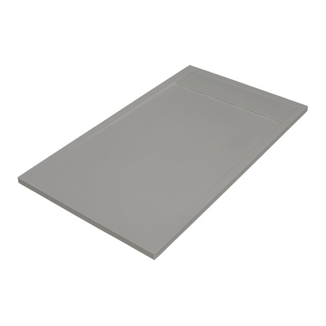 Piatto doccia SENSEA in resina Neo grigio L 70 x L 100 x H 3 cm opaco effetto pietra