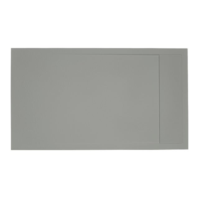 Piatto doccia SENSEA in resina Neo grigio L 80 x L 140 x H 3 cm opaco effetto pietra