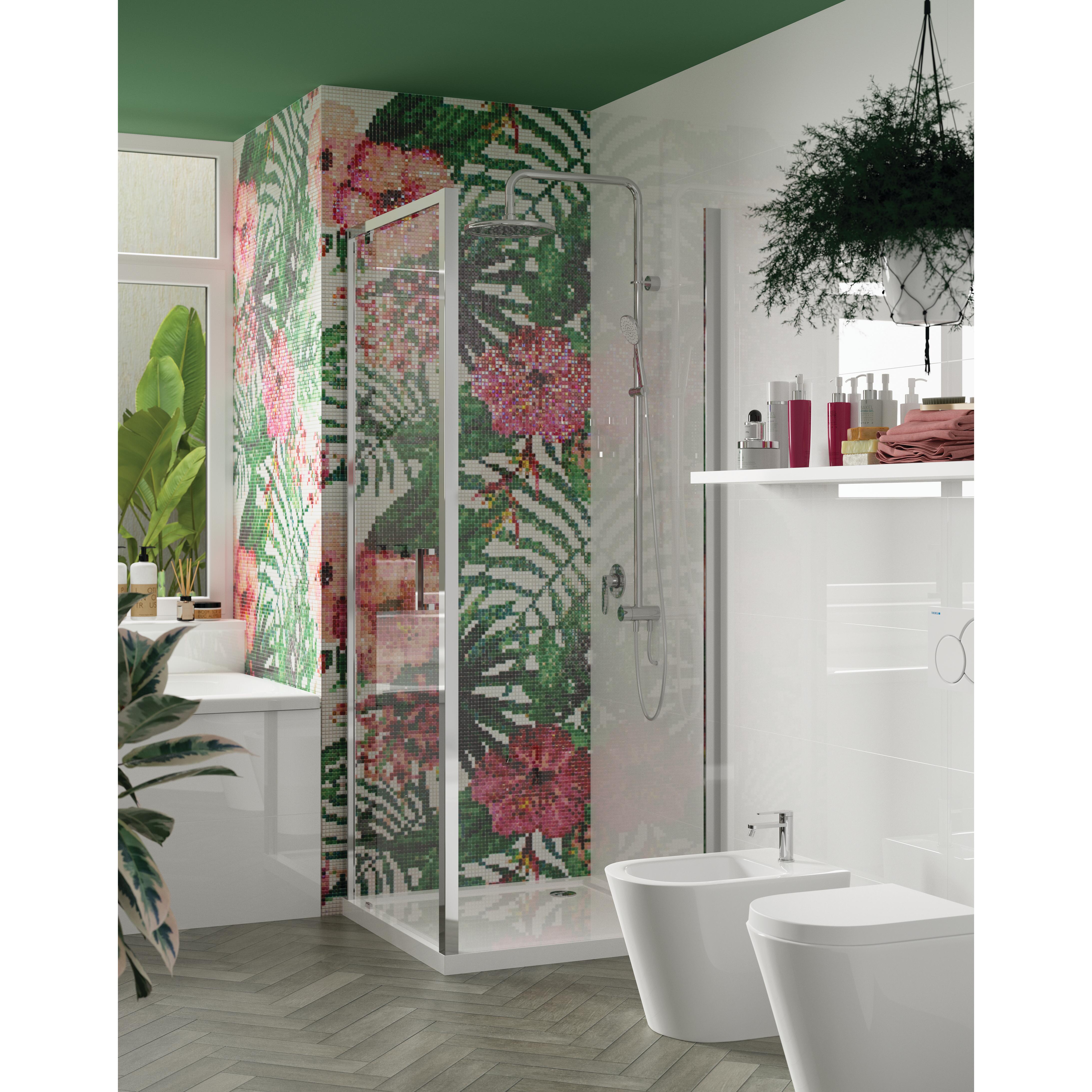 Base de duche 80x80 cm branco Sensea Essential - 13