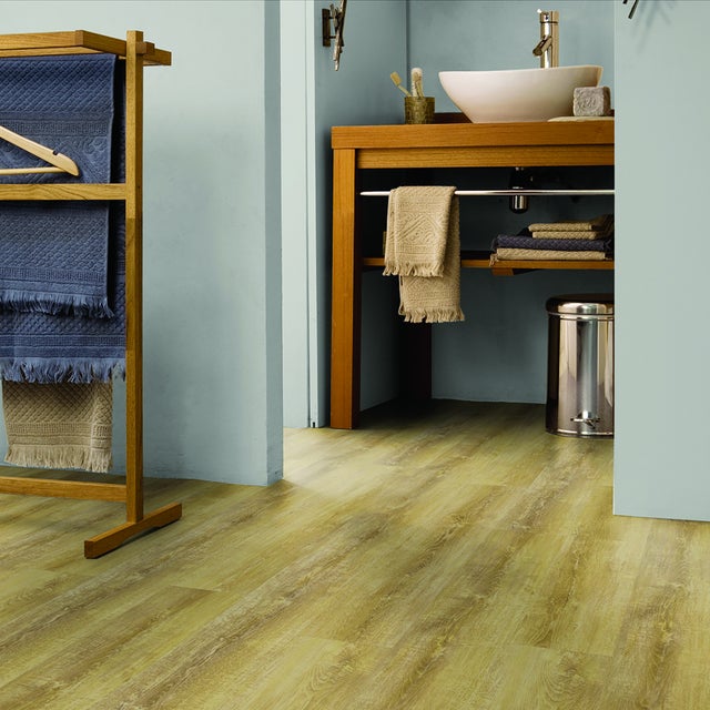 Pavimento in LVT effetto legno beige Sp 2.5 mm passaggio importante GERFLOR Baladhoney 2.47 m²