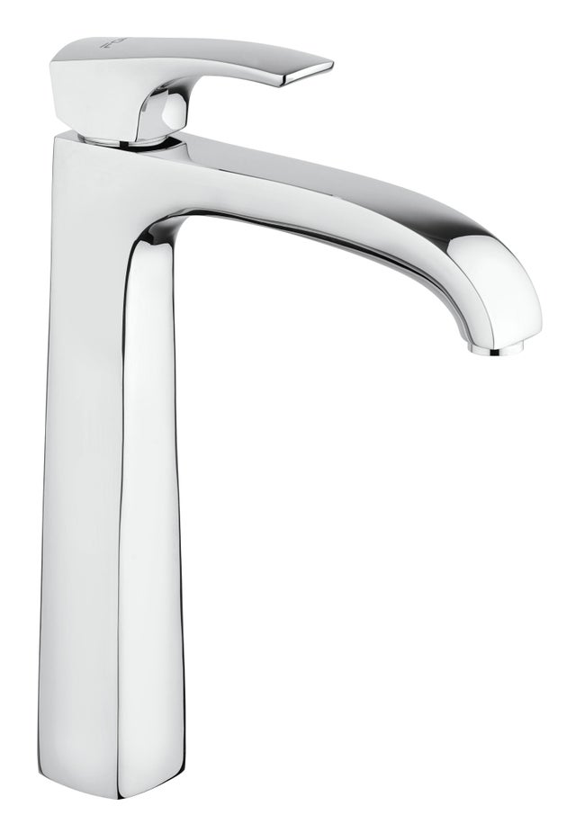Rubinetto per lavabo Young cromo spazzolato lucido