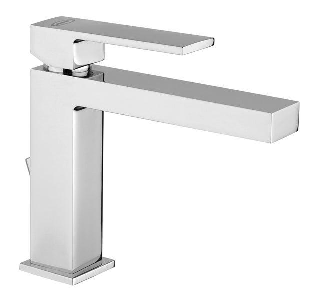 Rubinetto per lavabo a canna media getto laminare cristallino Nut cromato lucido JACUZZI RUBINETTERIA