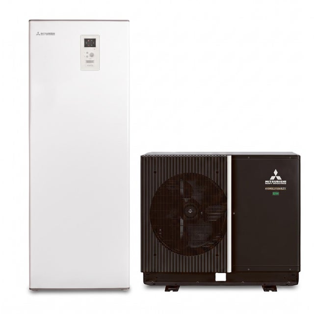 BOMBA DE CALOR AEROTERMIA MITSUBISHI HYDROLUTION MONOBLOCK TODO EN UNO MT2-P 8KW R290 UNIDAD EXTERIOR +TODO EN UNO (FDCM71VNX-P/ HMM100) MONOFASICO