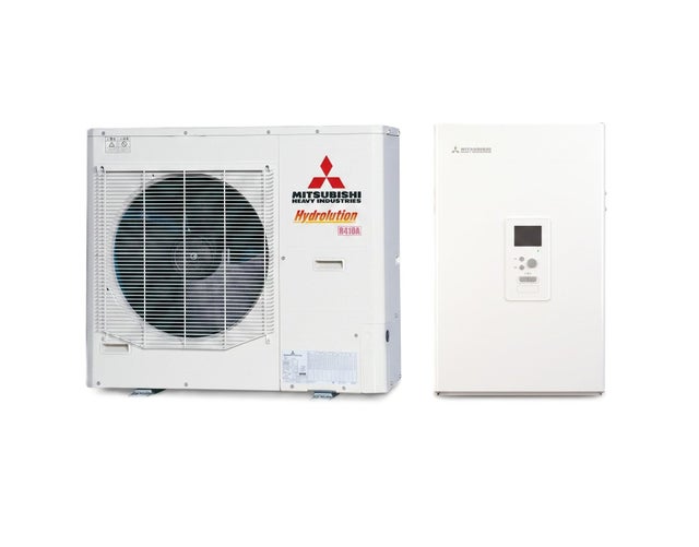 BOMBA DE CALOR AEROTERMIA MITSUBISHI HYDROLUTION PARTIDO HYDROBOX H7B 11KW R410A BIBLOC UNIDAD EXTERIOR + MURAL (FDCW100VNX-A/ HMS100-W) MONOFASICO