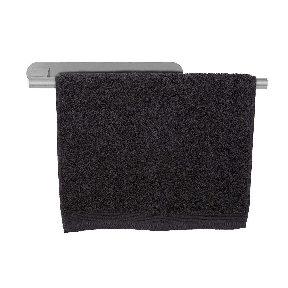 Toallero de barra gris mate para colgar Orea 40x4x7 cm - 4