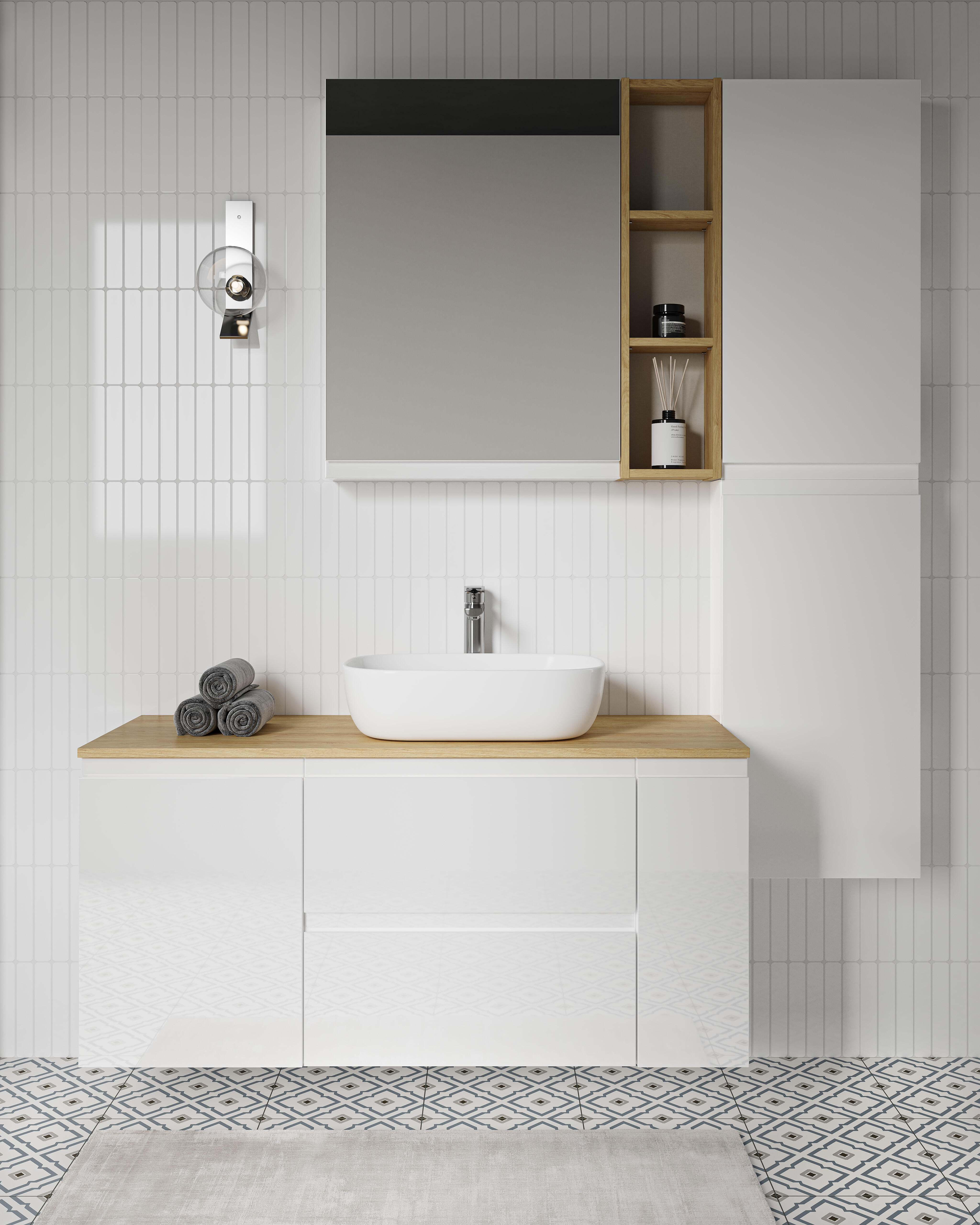 Szafka lustrzana Cersanit Moduo 60 cm - 2