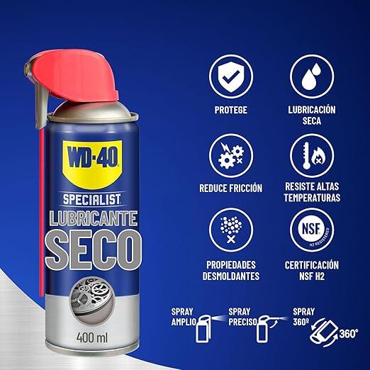 Lubrificante seco 400 ml WD-40 Specialist - 6